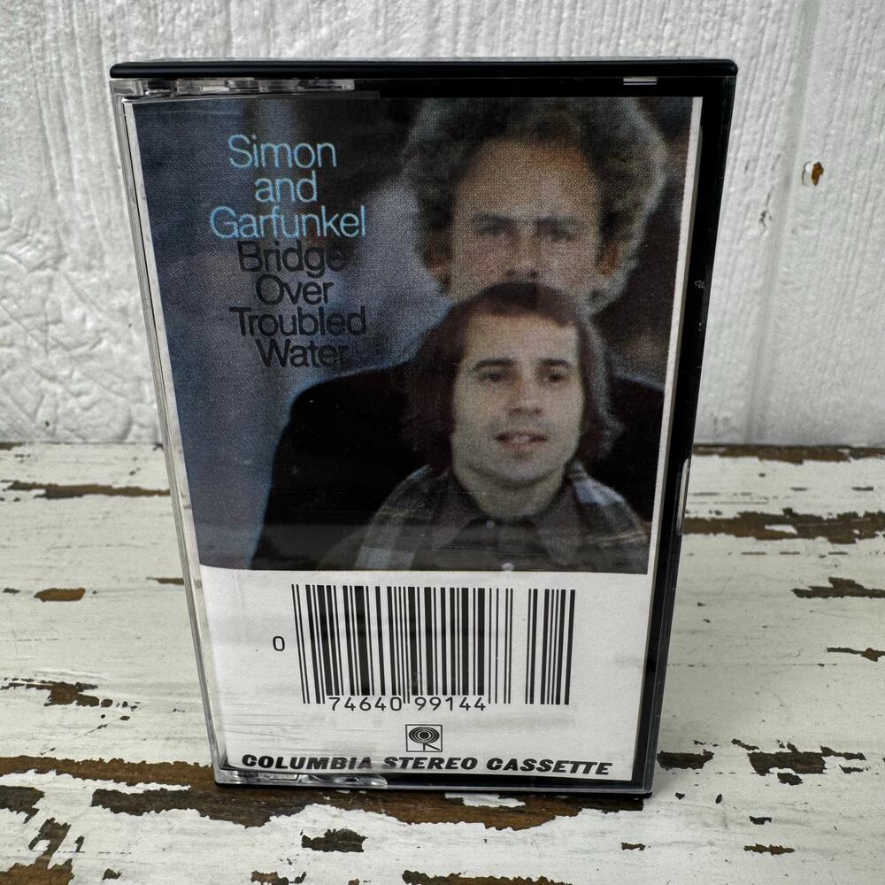 Cassette Tape Simon & Garfunkel Bridge Over Troubled Water Vintage Folk Rock - Picture 4 of 6